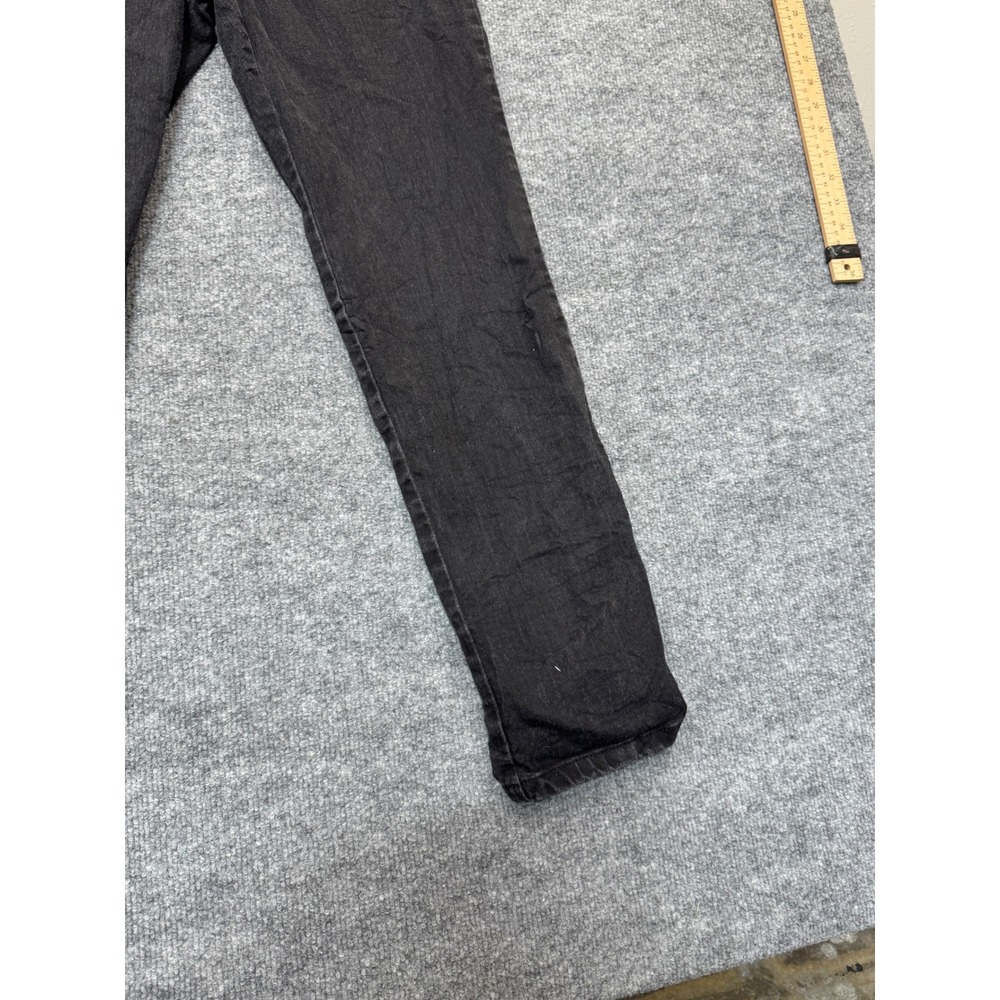 Lee Instantly Slims High Rise‎ Relaxed Straight Leg Jeans Black Womens 4 Medium - Picture 7 of 12